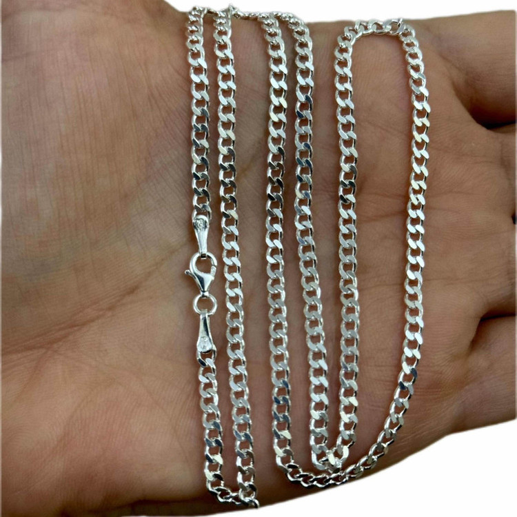 زنجیر نقره مردانه کارتیه ترک مدل Roz10
